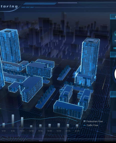 Large-Screen-Dashboard-created-by-FineReport-1